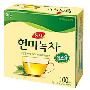 동서식품 현미녹차 업소용 티백 1.3g 100티백[24개]