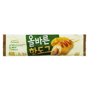 풀무원  생가득 올바른 핫도그 75g