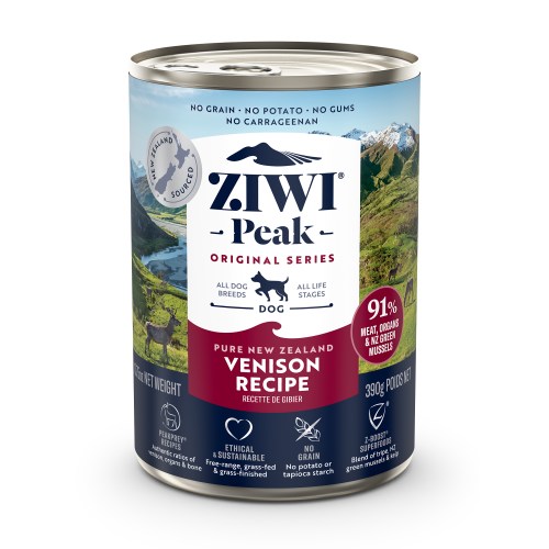 지위픽 독 사슴고기 캔 390g