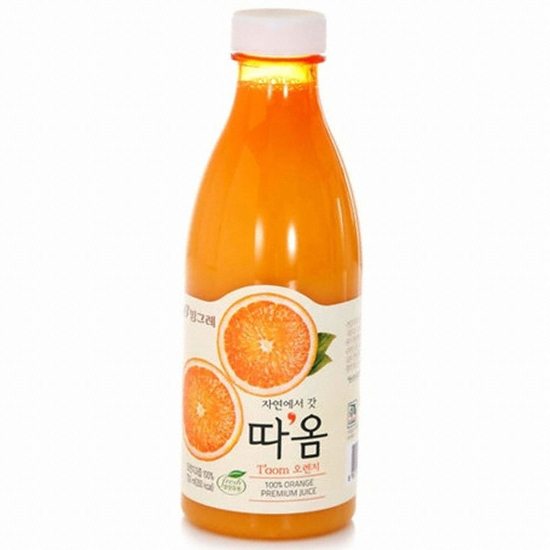 빙그레 따옴 오렌지 730ml