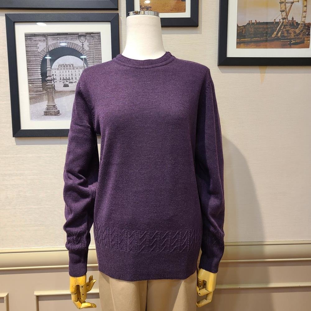 BCBG 비씨비지 가을22 텍스쳐 블럭 니트 B2C8K471_이랜드리테일