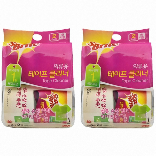 3M 스카치브라이트 의류용 테이프클리너 리필 85매 2롤