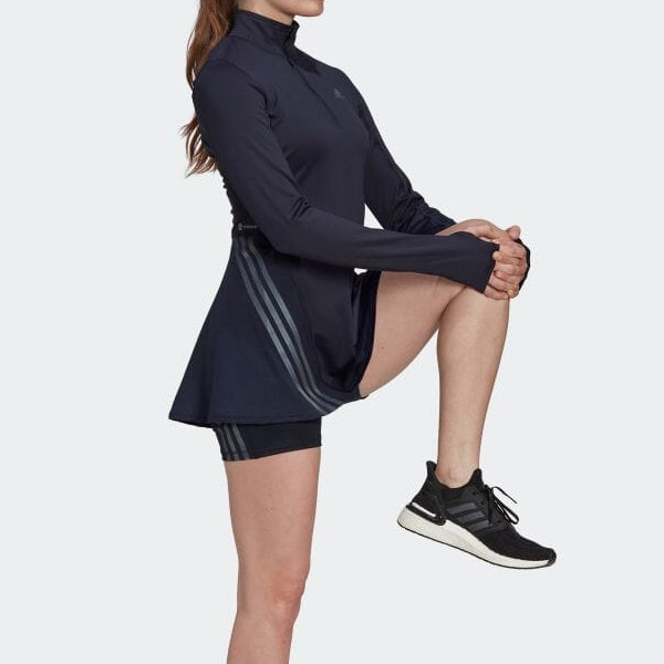 아디다스  런 아이콘 스트라이프 드레스 HK9081