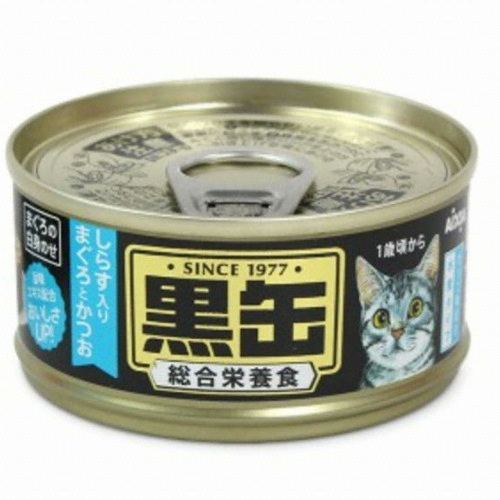 아이시아 흑관 오리지널 치어를 토핑한 가다랑어와 참치 캔 BCM-14 80g