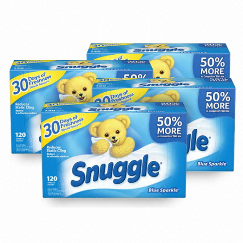 스너글 드라이시트 블루스파클 120매
