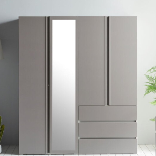 파로마  솔트 스테디 3단 서랍 거울형 옷장세트 1600