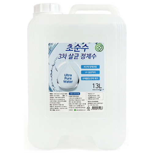 크로바 초순수 정제수 13L