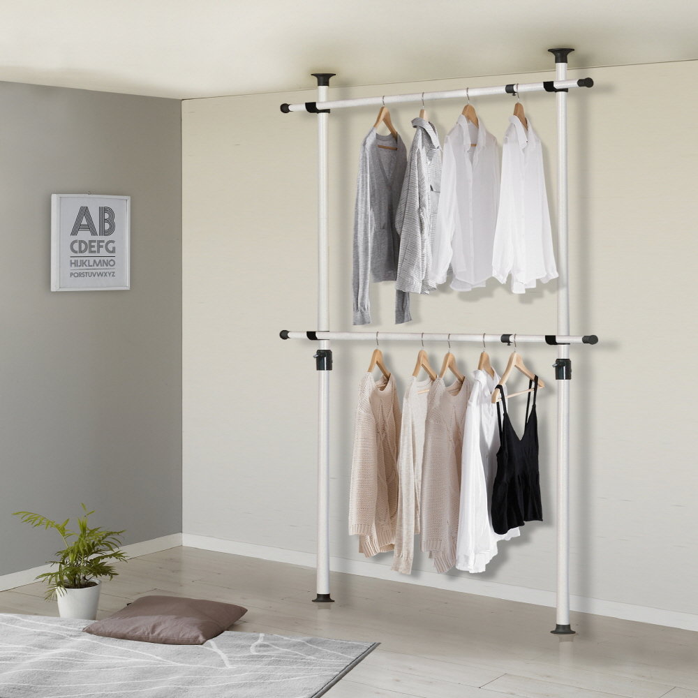 프라임TAC 프라임행거 심플 2단 조절행거 28mm