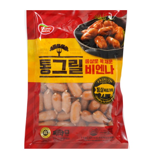 동원F&B  통그릴 비엔나 1kg