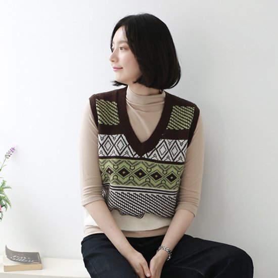 웬디즈갤러리 로다나 니트 조끼 GKN109