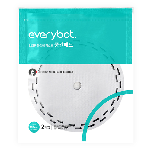 에브리봇  로봇청소기 전용 일회용 물걸레 청소포 중간패드