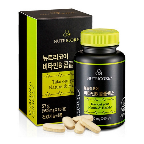 뉴트리코어 비타민B 컴플렉스 1000mg 60정