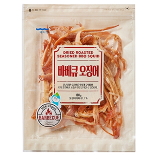 바다원  바베큐 오징어 오리지널 180g