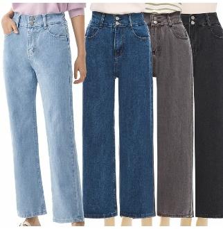 블루레이스 투버튼뒤밴딩와이드데님팬츠_B2F1PT7061