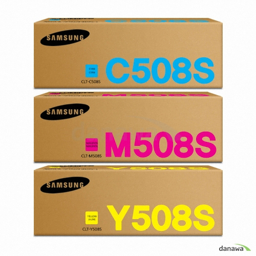 삼성전자 정품 CLT-C508S, CLT-M508S, CLT-Y508S 3색 세트