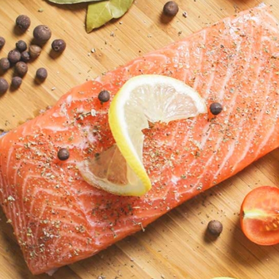 비비수산  생연어 500g