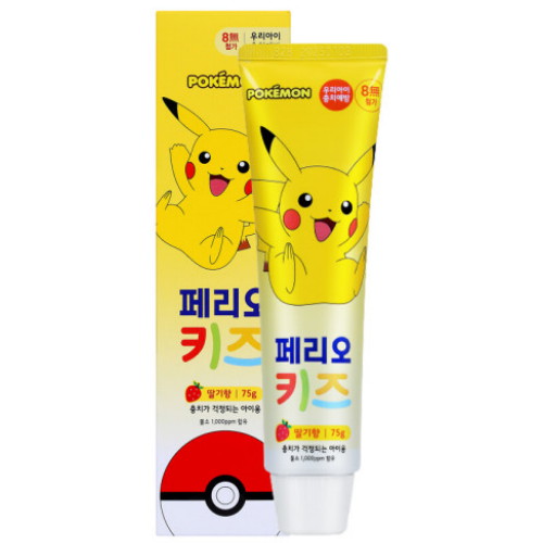 페리오 키즈 포켓몬 피카츄 딸기향 75g