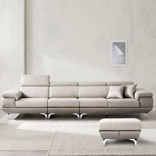 BIF보루네오 디에르 보이시 천연통가죽 소파 6인용