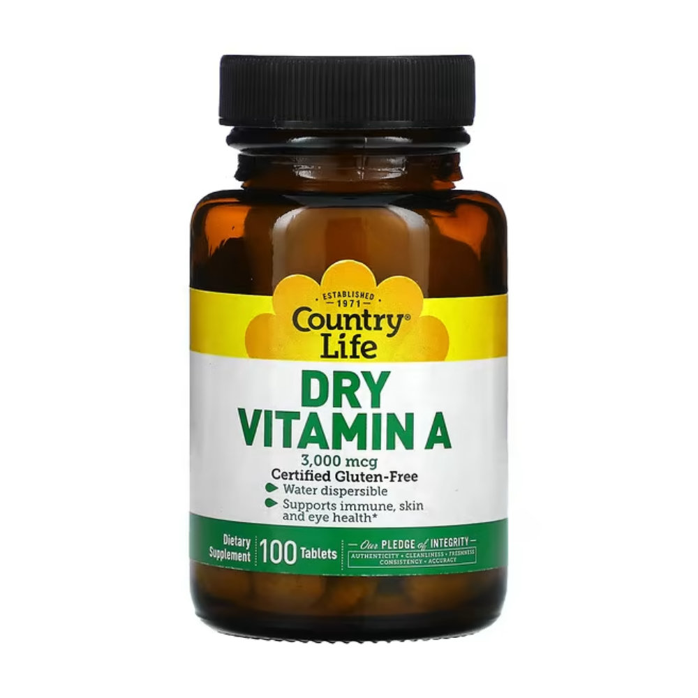 컨트리라이프 드라이 비타민A 3000mcg 100정