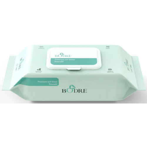 보드레 에메랄드 물티슈 캡형 70매