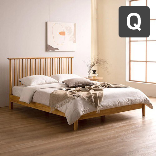스칸디아 메이 프리미엄 원목 침대 Q