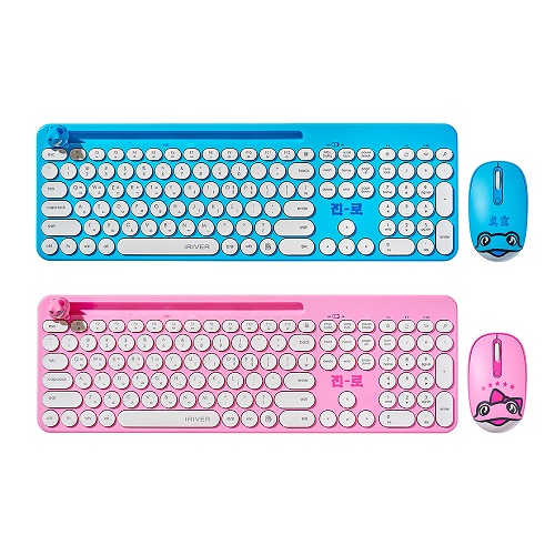 JL-WS100 아이리버 x 진로 무선 키보드 마우스 세트