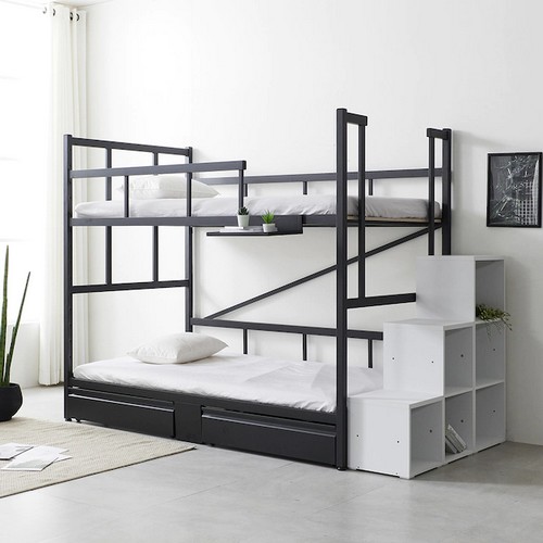 골든스트릿 레벨업 높이조절 서랍형 수납계단형 2층침대