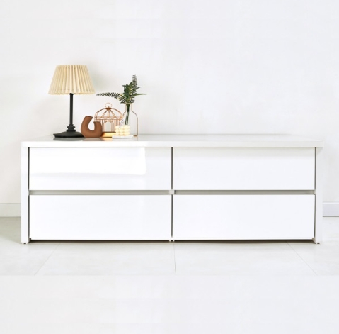 데코라인 비다르 2단 와이드 서랍장 1500