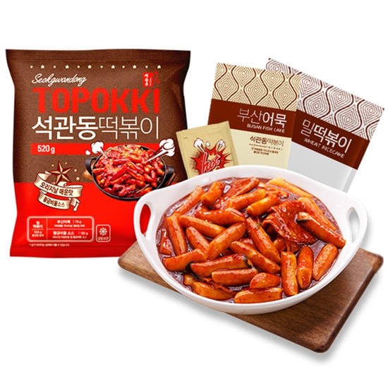 오리엔트푸드  석관동떡볶이 오리지날 매운맛 520g