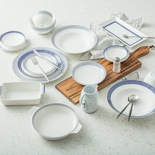 한국도자기 블루문 4인 홈세트 16P