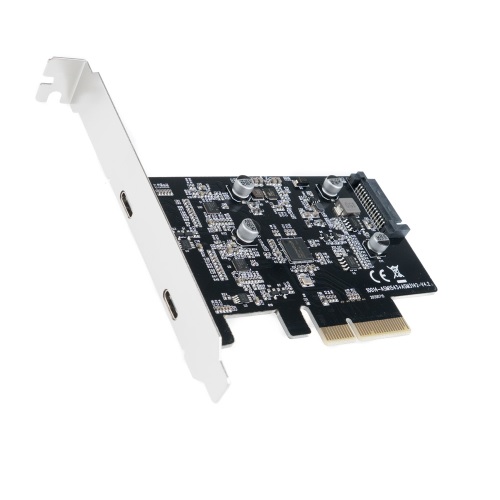 라이트컴 Coms KS584 USB 3.1 Type C 2포트 PCI Express 카드