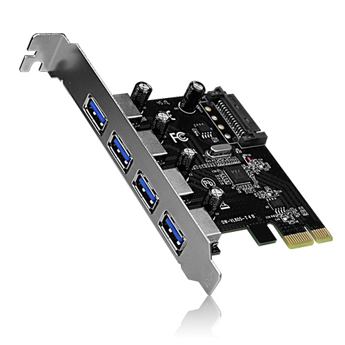 에즈윈아이피씨  UX4-V100S 4포트 USB 3.0 PCIe 카드