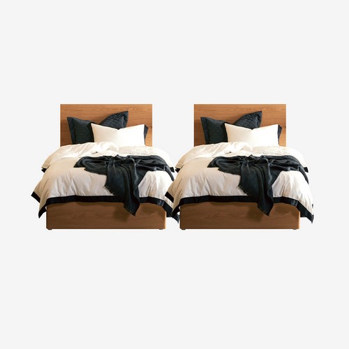 시몬스 D2178A 트윈 침대 SS+SS 레귤러 타입