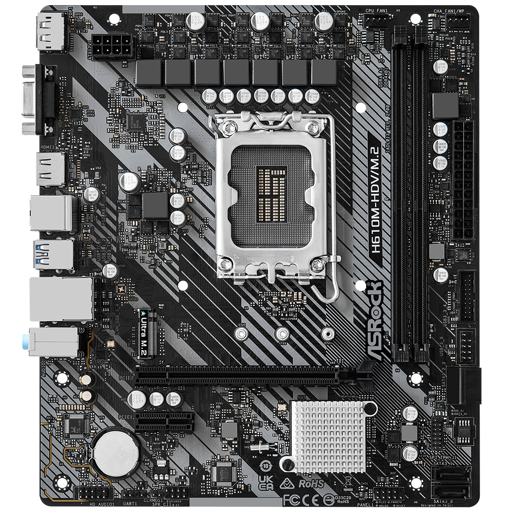ASRock  H610M-HDV/M.2 R2.0 D4 에즈윈 (벌크)