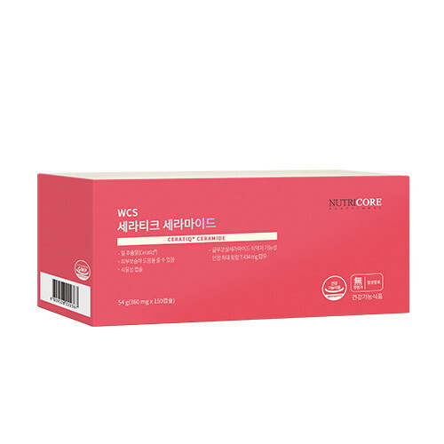 뉴트리코어  WCS 세라티크 세라마이드 360mg 30캡슐 [5개]