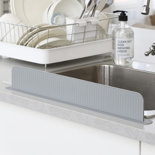 달팽이리빙  퀴진드마망 실리콘 씽크대 물막이