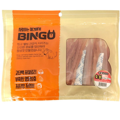 다이아몬드펫 빙고 숯불 습식 슬라이스 400g