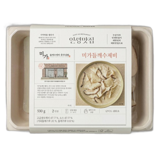 이마트 피코크 미가들깨수제비 530g