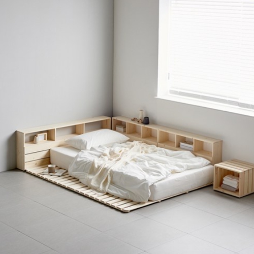 장인가구 아이브 필링 접이식 원목 깔판 MS