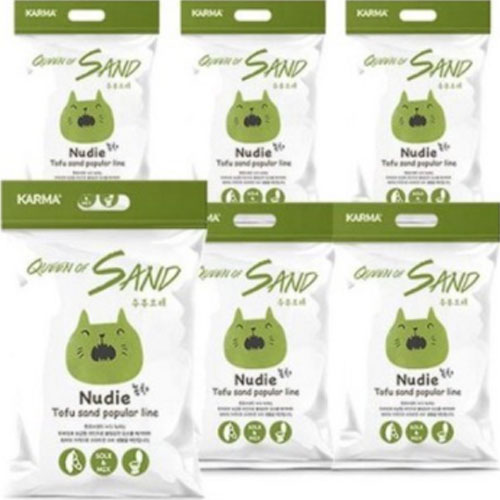 카르마 퀸오브샌드 누디 두부모래 녹차 3kg
