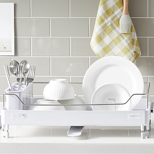 한샘몰  베이직 주방 스텐식기건조대 1단