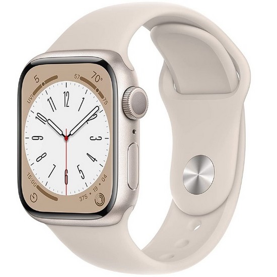 Apple  워치 시리즈8 45mm 스타라이트 알루미늄