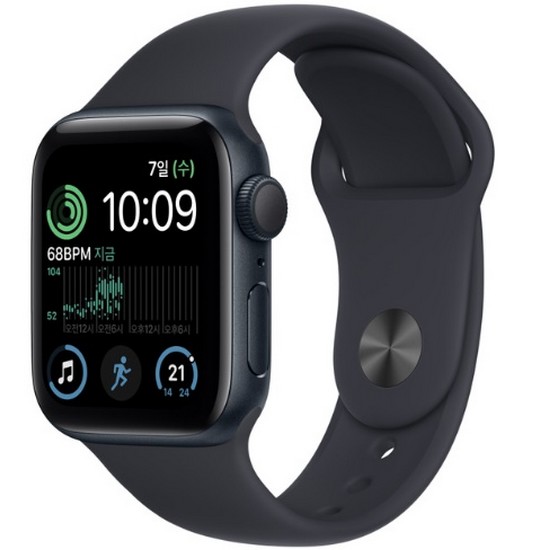 Apple  워치 SE 2세대 40mm 미드나이트 알루미늄