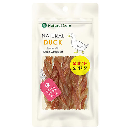 네츄럴코어 네츄럴덕 힘줄 트위스트 치킨 S 40g