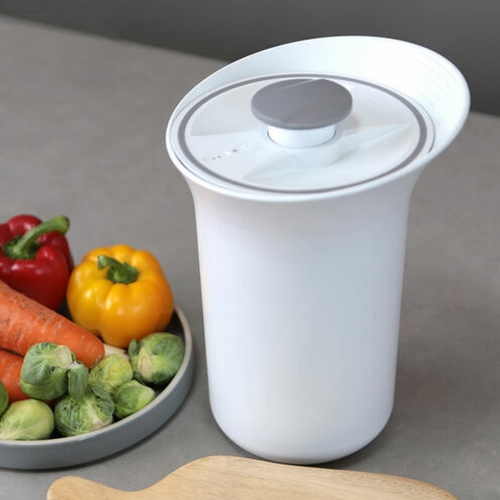 루헨  진공 음식물 쓰레기통 그대로 3L