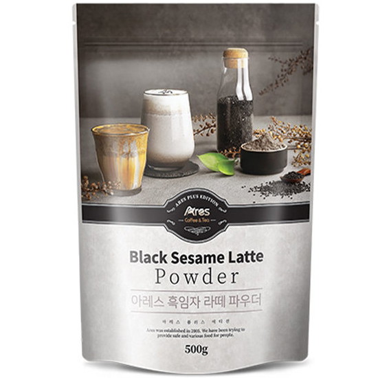 아레스  흑임자 라떼 파우더 500g