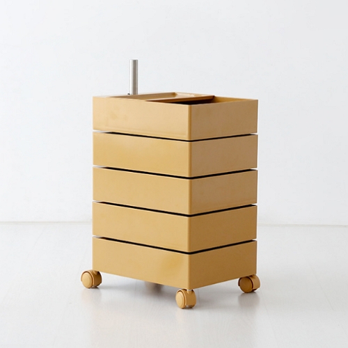 마켓비 BINGEURI 5단 회전서랍 트롤리