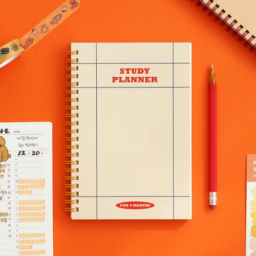 인디고  기본 스터디 플래너 4개월