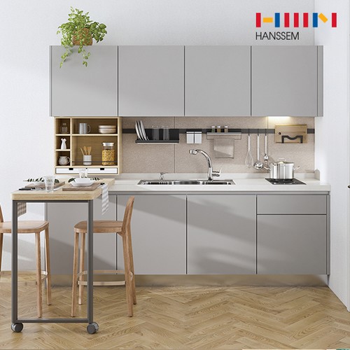 한샘  밀란200 모노그레이 ㅡ자 기본형