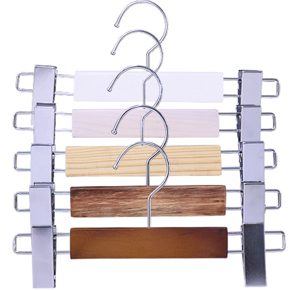 마다메이드  원목옷걸이 나무 베이직 바지걸이 아동